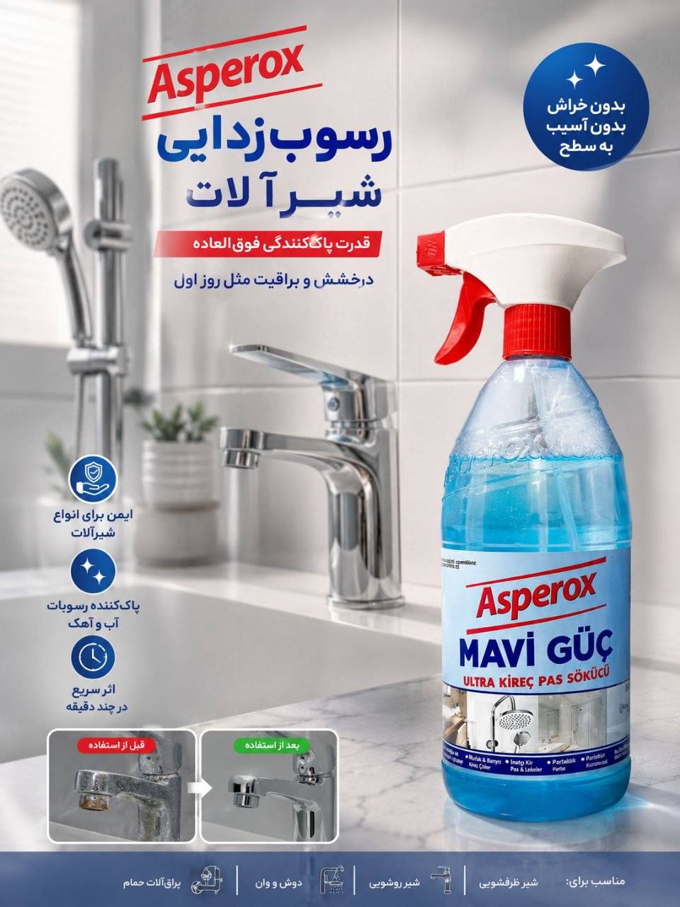رسوب زدایی اسپروکس